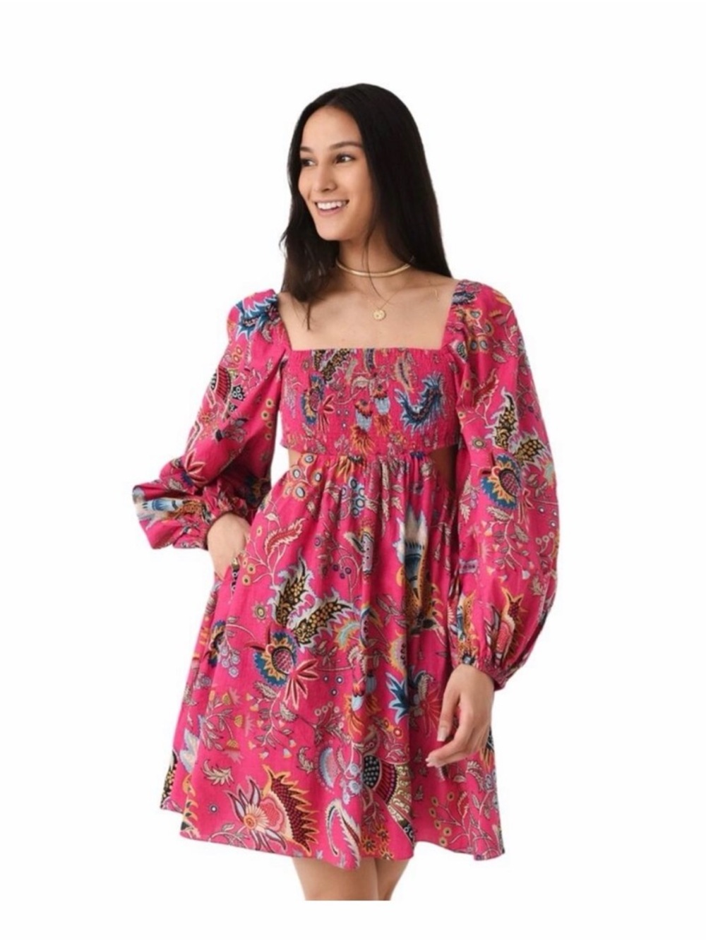 NWT Charina Sarte Talaia Cut Out Minidress. Size Medium.